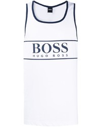 weißes bedrucktes Trägershirt von BOSS HUGO BOSS