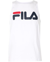 weißes bedrucktes Trägershirt von Fila