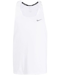 weißes bedrucktes Trägershirt von Nike