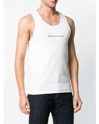 weißes bedrucktes Trägershirt von Calvin Klein 205W39nyc
