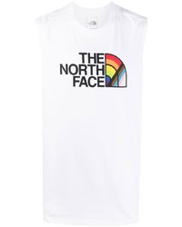 weißes bedrucktes Trägershirt von The North Face