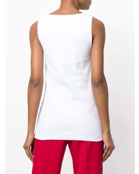 weißes bedrucktes Trägershirt von Calvin Klein 205W39nyc