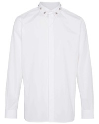 weißes beschlagenes Langarmhemd von Givenchy