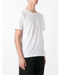 weißes beschlagenes T-Shirt mit einem Rundhalsausschnitt von Valentino