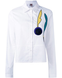 weißes besticktes Hemd von I'M Isola Marras