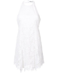 weißes besticktes Kleid von Alice + Olivia