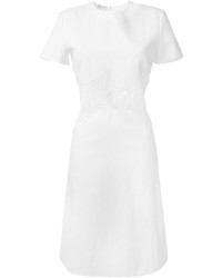 weißes besticktes Kleid von Stella McCartney
