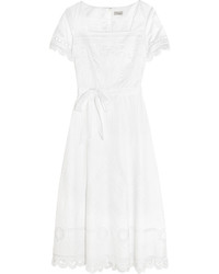 weißes besticktes Kleid von Temperley London