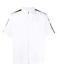 weißes besticktes Kurzarmhemd von Givenchy