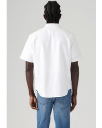 weißes besticktes Kurzarmhemd von Levi's