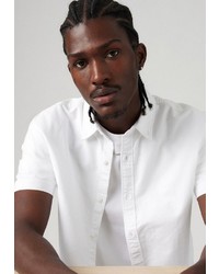 weißes besticktes Kurzarmhemd von Levi's