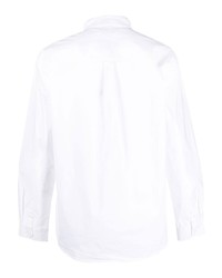 weißes besticktes Langarmhemd von Henrik Vibskov