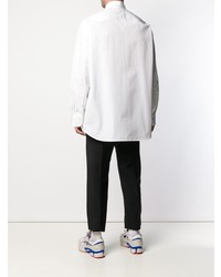 weißes besticktes Langarmhemd von Calvin Klein 205W39nyc