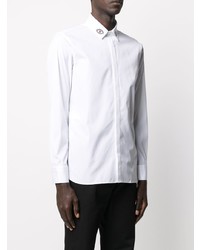 weißes besticktes Langarmhemd von Neil Barrett