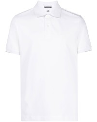 weißes besticktes Polohemd von C.P. Company