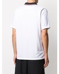 weißes besticktes Polohemd von Nike