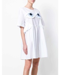 weißes besticktes schwingendes Kleid von Vivetta
