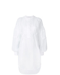 weißes besticktes Shirtkleid von Ermanno Scervino