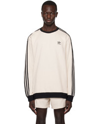 weißes besticktes Sweatshirt von adidas Originals