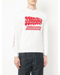 weißes besticktes Sweatshirt von Hysteric Glamour