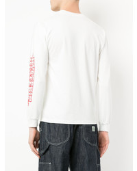 weißes besticktes Sweatshirt von Hysteric Glamour