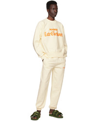 weißes besticktes Sweatshirt von Late Checkout