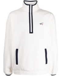 weißes besticktes Sweatshirt von Tommy Jeans