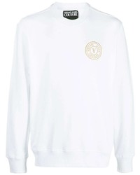weißes besticktes Sweatshirt von VERSACE JEANS COUTURE
