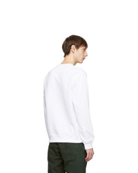 weißes besticktes Sweatshirt von Kenzo