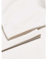 weißes besticktes T-Shirt mit einem Rundhalsausschnitt von Off-White