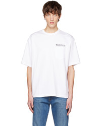weißes besticktes T-Shirt mit einem Rundhalsausschnitt von Neighborhood
