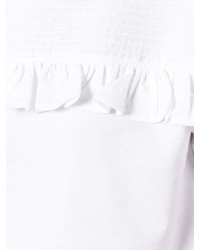 weißes besticktes T-shirt von Chloé