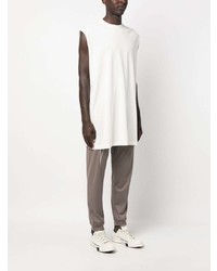 weißes besticktes Trägershirt von Rick Owens X Champion