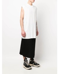 weißes besticktes Trägershirt von Rick Owens