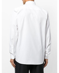 weißes Businesshemd mit Blumenmuster von Givenchy