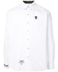 weißes Businesshemd von AAPE BY A BATHING APE