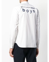 weißes Businesshemd von Comme Des Garçons Shirt Boys