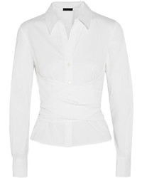 weißes Businesshemd von Donna Karan