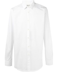 weißes Businesshemd von Saint Laurent