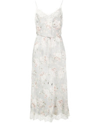 weißes Camisole-Kleid mit Blumenmuster von Zimmermann