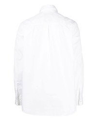 weißes Camouflage Langarmhemd von Fumito Ganryu