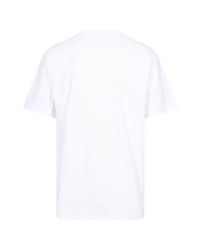 weißes Camouflage T-Shirt mit einem Rundhalsausschnitt von A Bathing Ape