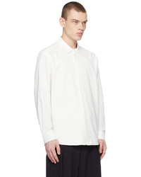 weißes Chambray Langarmhemd von Master-piece Co