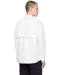 weißes Chambray Langarmhemd von Master-piece Co