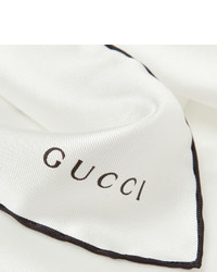 weißes Einstecktuch von Gucci