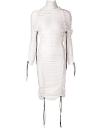 weißes figurbetontes Kleid