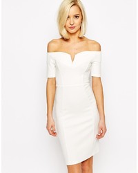 weißes figurbetontes Kleid von Vero Moda