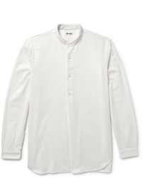 weißes Flanell Langarmhemd von Camoshita