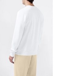 weißes Fleece-Sweatshirt von Champion
