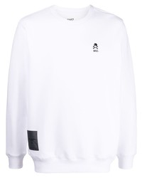weißes Fleece-Sweatshirt von Izzue